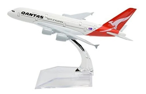 Avion Escala Airbus A380 Qantas Aircraft 20cm