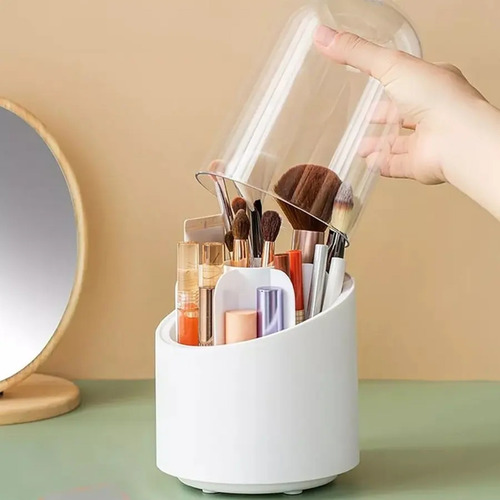 Organizador Para Brochas Y Lápices Cosméticos 360 Giratorio