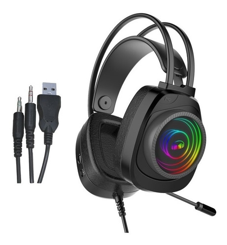 Audifonos Monster Gamer Diadema Auriculares Rgb N5-3.5