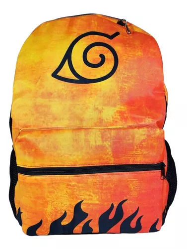 Bolsa Mochila Naruto Nuvem Akatsuki Aldeia da Folha Renegada Unissex