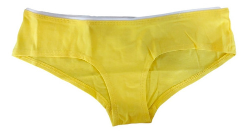 Calzón Bikini Amarillo Liso, Gbi0120, Twins