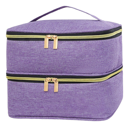 Bolsa De Almacenamiento De Esmalte De Uñas De 30 Rejillas,