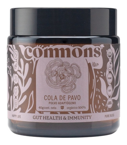 Hongo Adaptógeno Turkey Tail Cola De Pavo 40g Commons