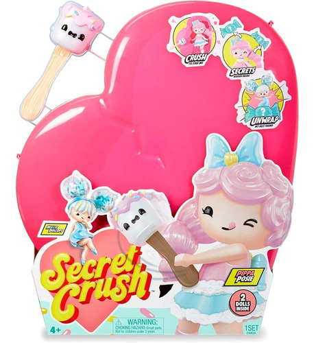 Muñeca Secret Crush Grande Y Mini Coleccionable Educando  