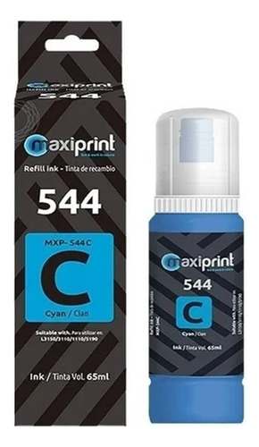 Tinta Maxiprint Compatible Epson 65ml Cyan 544