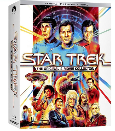 Star Trek The Original 4 Movie Collection 4k Bluray Película