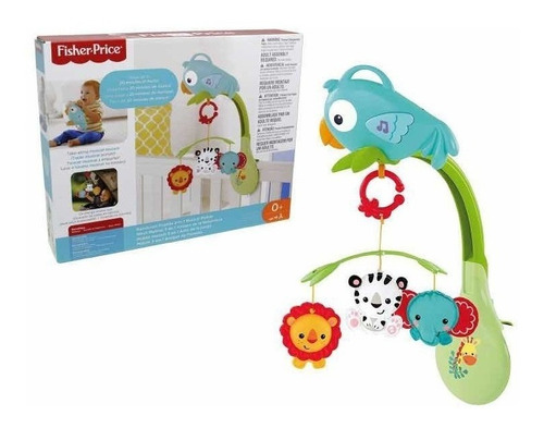 Movil Musical 3 En 1 Amigos  Naturaleza Fisher-price