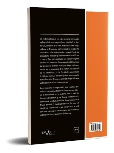 Un Occidente Secuestrado De Milan Kundera - Tusquets