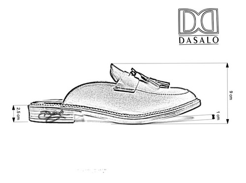 Imagen 8 de 9 de Zapato Dama Mule Flats Piel Fina Genuina Vacuno