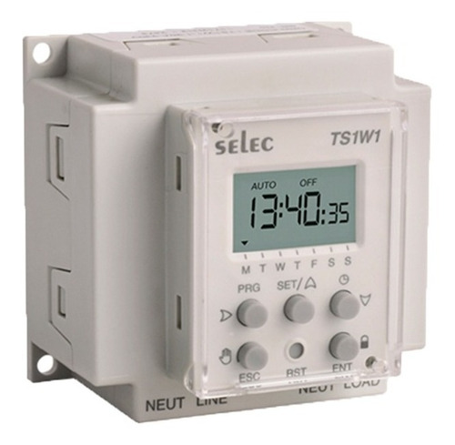 Temporizador Digital / Timer Ts1w1-1-20a 1rele 220vca Selec