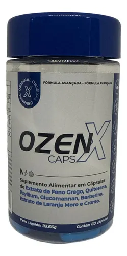 Suplemento Natural Para Adelgazar Ozen X Caps 60 Cápsulas Sabor Sin Sabor