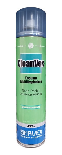Espuma Desengrasante Multilimpiadora Cleanvex 419ml Servex 