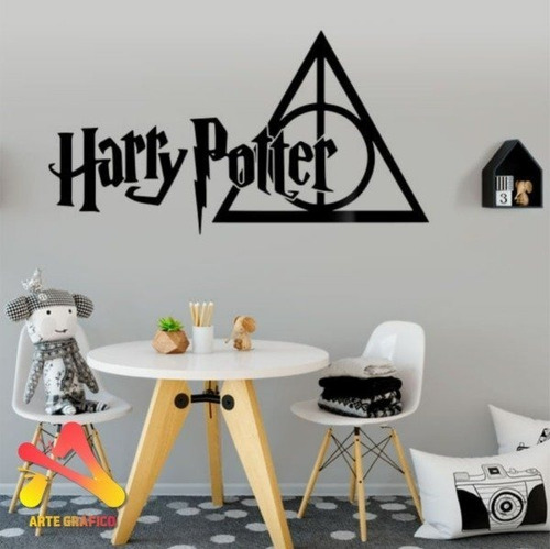 Vinilo Decorativo Pared Harry Potter Logo 50x30cm