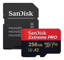 Comprar Adaptador Micro Sd De Tarjeta De Memoria Sandisk De 256 Gb 