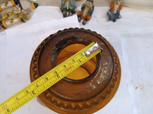 Pieza De Farol Vidrio Antiguo