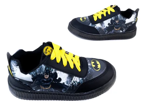 Tenis Superh roe Batman Luces Leds Ni os Comics 770 na Env o gratis