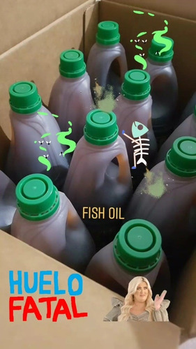 Imagen 2 de 2 de Aceite De Pescado Puro Cebador Para Pescar Pejerrey 1 Litro
