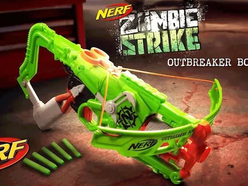 Brinquedo Lançador De Dardos Nerf Zombie Strike RevReaper em