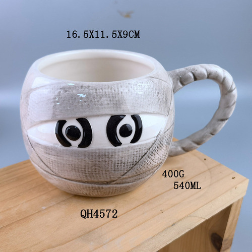 Decoración De Halloween Tazas De Cerámica Calabaza Taza Jack