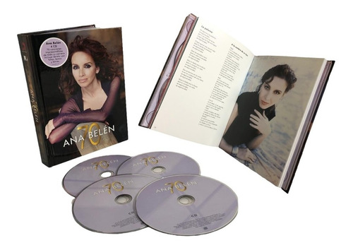 Ana Belen 70 Bookset 4 Discos Cd + Libro