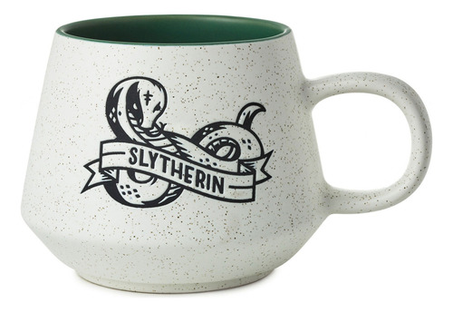 Taza Harry Potter Casas Hogwarts Elegante Retro Hallmark Color Verde Musgo Slytherin