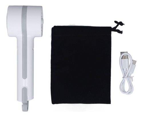 Ventilador Portátil Blanco Y Blanco Recargable Por Usb