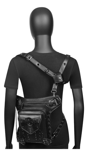 Riñonera Steampunk, Bandoleras Con Correa Desmontable, Pu