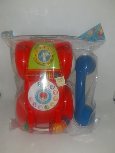 Telefono Juguete De Arrastre Con Abaco Bochatoys