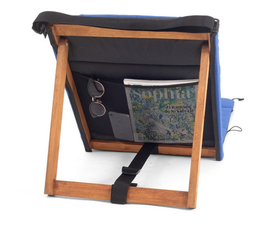 Reposera Plegable Chilly Diseño Azul Francia