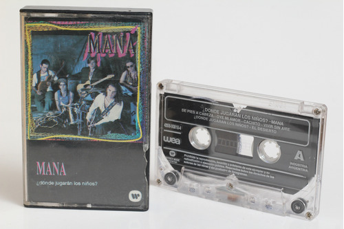 Cassette Maná Donde Jugarán Los Niños 1992