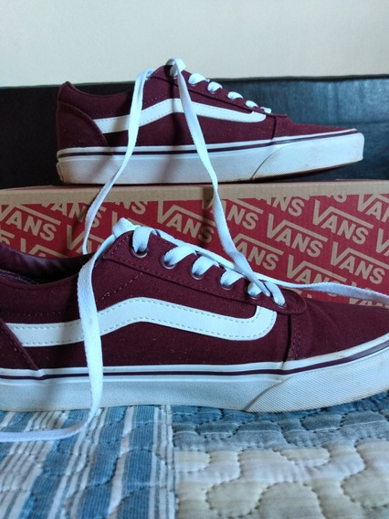 tenis vans feminino vinho mercado livre