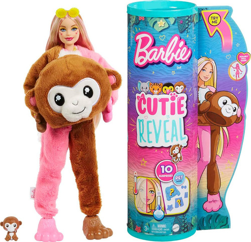 Barbie - Cutie Reveal - Chango Changuito Mono