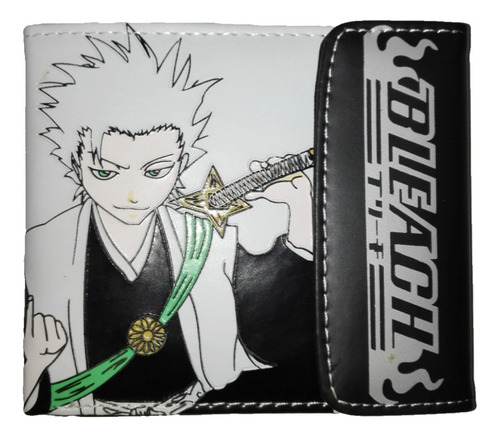 Billetera 2 Cuerpos Anime Bleach Toshiro Hombre 11cm