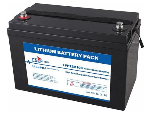 Imagen 1 de 3 de Baterias De Litio Lifepo4 100ah/96ah 12.8v 3500 Ciclos 80%