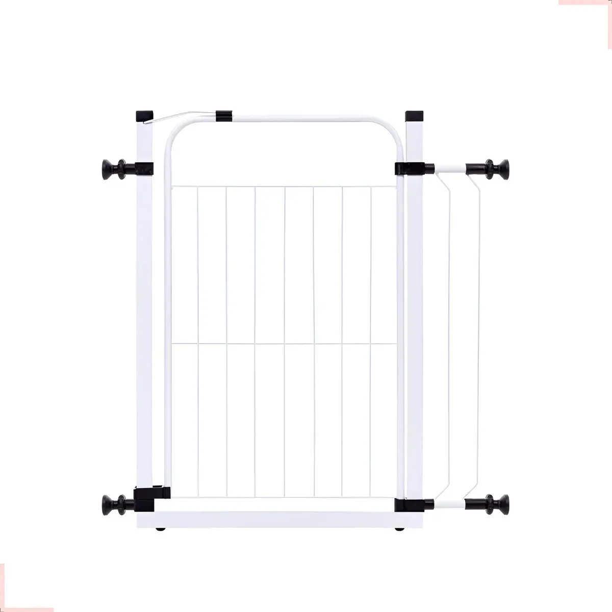 Portão Grade Portãozinho De Proteção Escada Porta Criança Cor Branco