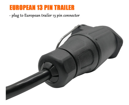 El Conector De Remolque Usa Un Enchufe Plano De 4 Pines A Un