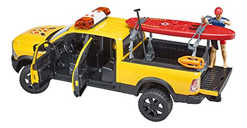 Salvavidas Toy Bruder Ram 2500 Power Wagen Con Figura Y Sup