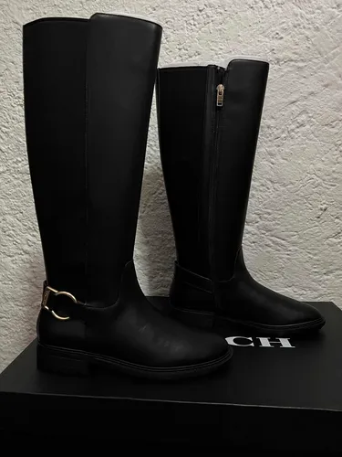 Botas Coach Dama Negro N mero 3 Mex Piel Genuina Originales