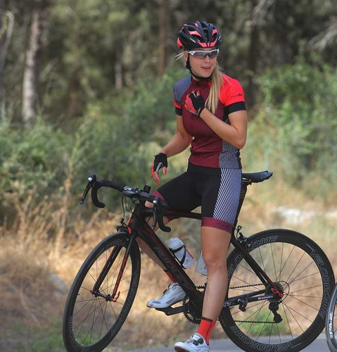 Imagen 5 de 10 de Remera Jersey Ciclismo Funkier Rieti Dama Urquiza