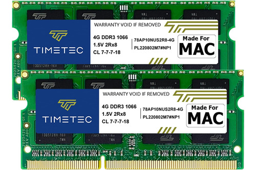 Kit Timetec Hynix Ic 8gb (2x4gb) Compatible Para Apple Ddr3 