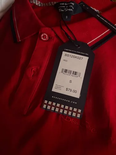 Playera Ben Sherman Roja Cuotas sin inter s
