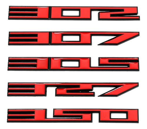 302 305 Logo Autoadhesivo Para Chevrolet Suv Zr1 Corvette