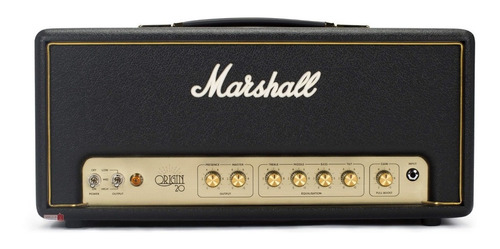 Amplificador Marshall Origin Origin20H Valvular de 20W color negro/dorado 110V - 120V