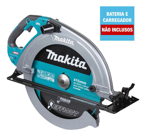 Serra Circular Profissional 415mm 40v Xgt Hs013gz Makita