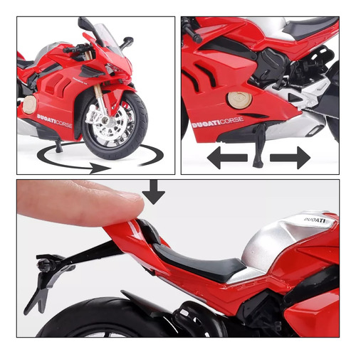 . Coleção De Balanças De Motocicleta De Brinquedo V4s Com