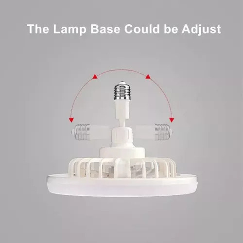 E Ventilador Techo Luz Dimmable Moderno Led Com Controle