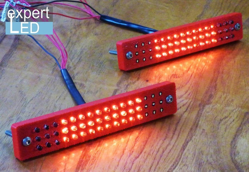 Imagen 8 de 9 de Faros Led Trailers 12v Con Luz De Retroceso Sumergibles R