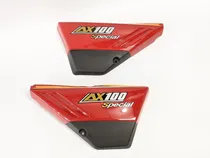 Comprar Cachas Laterales Suzuki Ax 100 Color Rojo Con Calcos Premium