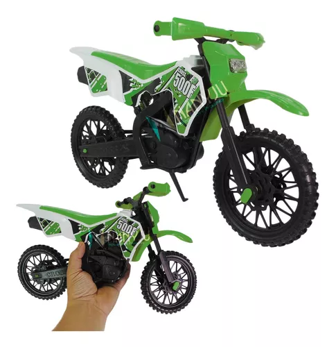 Moto De Brinquedo Motocross Trilha Suspensão Corrida Grande