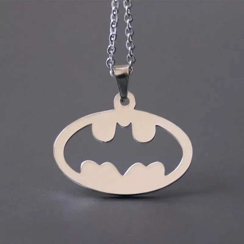 Collar Unisex Batman De Acero Inoxidable